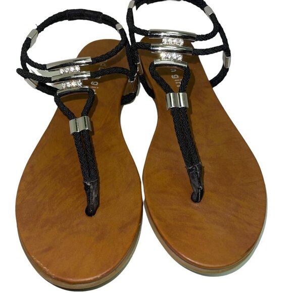 Madden Girl Rope Strap Thong Sandals Women's Size 7 - Picture 1 of 5